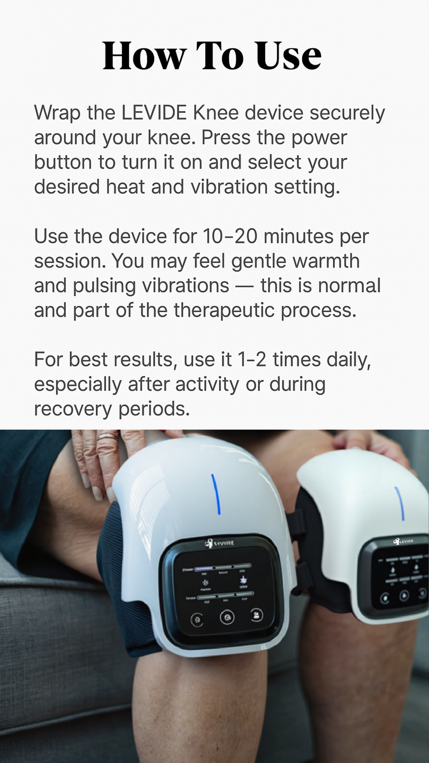 The Ultimate Knee Massager