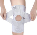 Knee Brace for Knee Pain Compression Knee Support with Air Mesh Fabric Side Stabilizers Meniscus Tear ACL Arthritis Relie